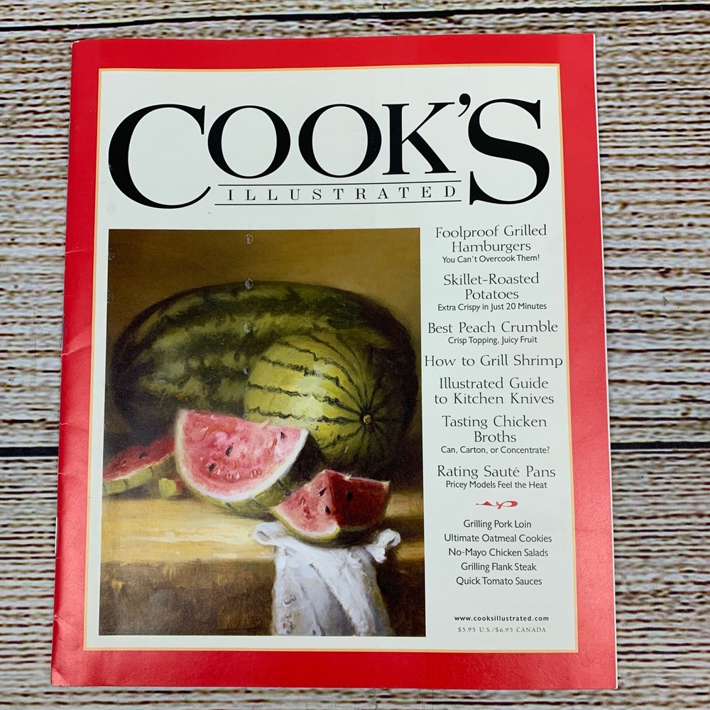Cook's Illustrated Magazine Recipe Cookbook Food and Drink
